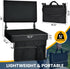 Stadium Seats with Back Support, Padded Bleacher Chairs with Back and Cushion with Shoulder Strap, Portable Folding
