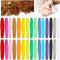 30 Pcs Double-Sided Soft Adjustable Puppy Whelping Collars, ID Bands for Newborn Pet Dogs and Cats in 15 Colors (XL)