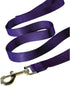 Hamilton Single Thick Nylon Dog Lead, 1-Inch by 6-Feet, Purple