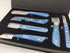 6-Piece Set Professional Dog Grooming Stripping Knife Kit Pet Grooming Tool with Stainless Steel Blades & Wooden