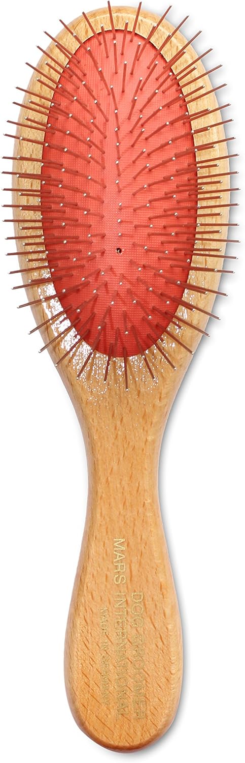 Mars Coat King Professional Grooming Brush for Dogs and Cats (8.5", 1" Stainless Steel Pins)