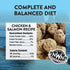 Northwest Naturals Freeze-Dried Chicken & Salmon Dog Food, Grain-Free, High-Protein, 12 Oz