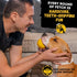 Indestructible Dog Ball, Lifetime Replacement for Medium & Large Breeds, Ultra Durable Natural Rubber - 3in Yellow