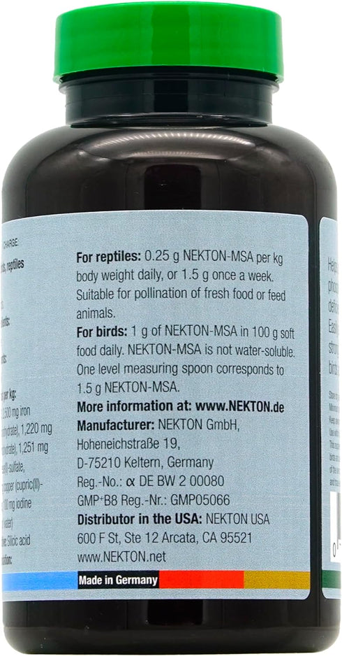 Nekton-MSA High-Grade Mineral Supplement for Pets, 180gm