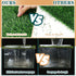 4 18 14 Inch Chinchillas Kigley Pcs Artificial Grass Guinea Pig Pee Pads Reusable x Rabbit Grass Mat Washable Turf Fake