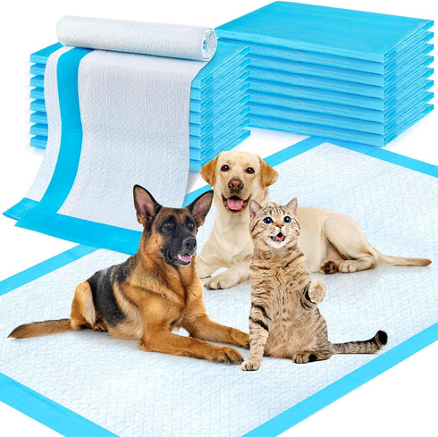 CAHUDIKIC Puppy Pads Extra Large 36"x51" 40 Count, Pee Pads for Dogs &