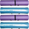 YYST Yoga Mat Foam Rollers Wall Rack - Wall Storage Mount for Foam Rollers and Yoga Mat, Up to 8 Inch Diameter - 4/PK