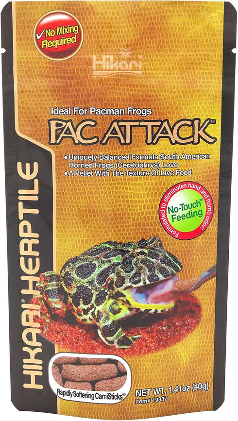 Hikari Pac Attack Food for Pacman Frogs, 1.41oz (40g)