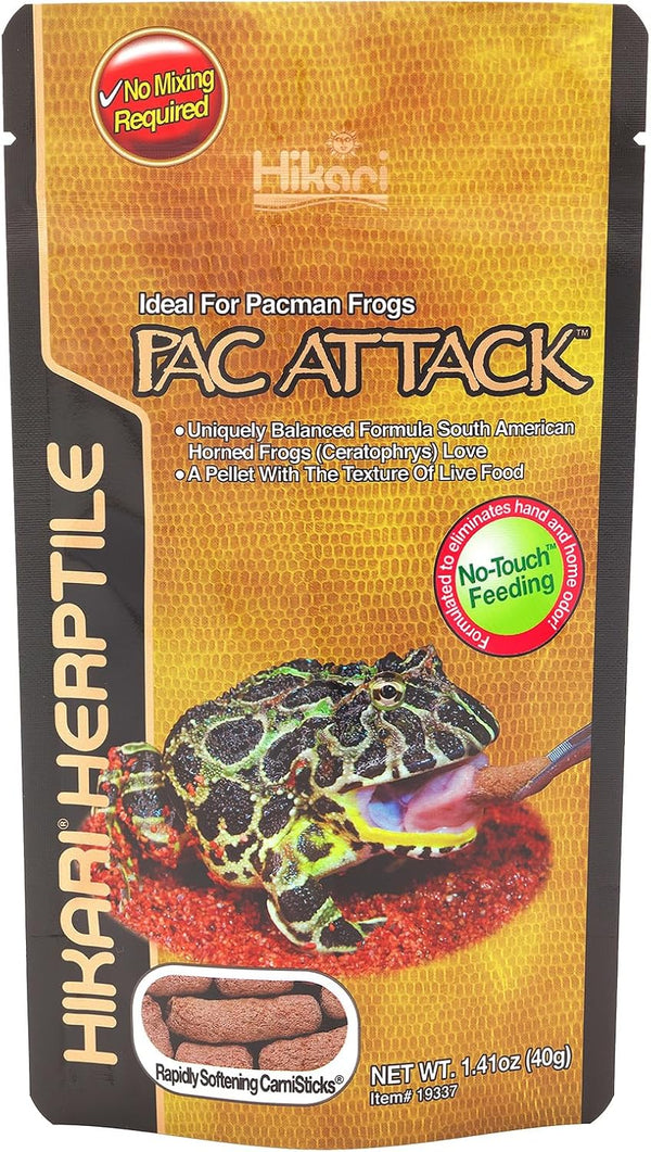 Hikari Pac Attack Food for Pacman Frogs, 1.41oz (40g)