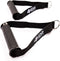 Heavy Duty Exercise Handles by 4KOR Fitness - Rubber Grip Attachments for Cable Machine, Resistance Bands (Set of 2)