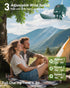 DUKUSEEK Tent Ceiling Fans for Camping Hanging, Portable Tent Fans with Light and Remote Control, Power Bank, USB
