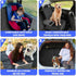 Yonktoo 60/40 61" Dog Car Seat Cover for Back Seat, Car Seat Cover Split Bench for Full-Size SUV, Pickup Truck, Big