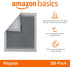 5-Layer 28"x34", 50 Count Amazon Basics Carbon Odor Control Dog and Puppy Pee Pads, Leak-Proof Super Absorbent