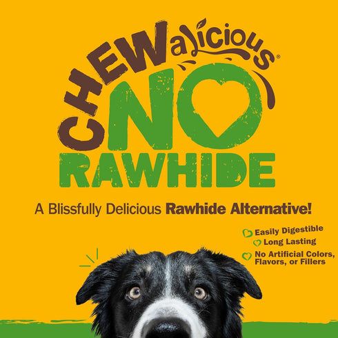 2 Pack Cadet Chewalicious Layered 'N Dipped with Oats, Rawhide-Free Dog Chews, Limited-Ingredient & Long-Lasting Chew