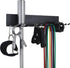 Heavy Duty Gym Storage Rack, Resistance Band Wall Mount Barbell Rack for Exercise Equipment and Accessories
