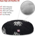 Black Coral Small Round Indoor Outdoor Pet Dog Bed, Removable Washable Cover by Majestic Pet Products