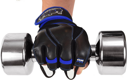 2" 8 1/8" 8 1/2") Gym Gloves - Ranger with Built in Wide Wrist Wraps Design for Weight Lifting, Power Lifting