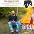 1pcs Portable Folding Camp Stool Outdoor Plastic Folding Seat Lightweight Picnic Camping Bench for Fishing Hiking