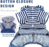 Small Dog Hoodie Clothes, Cute Stripe Shirts Denim Jumpsuit for Small Medium Dogs, Blue Jeans Overalls