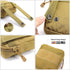 Forestpaw Tactical Dog Harness for Small Sized Dogs, No Pull Military Vest with Handle and Pockets (Brown, S)