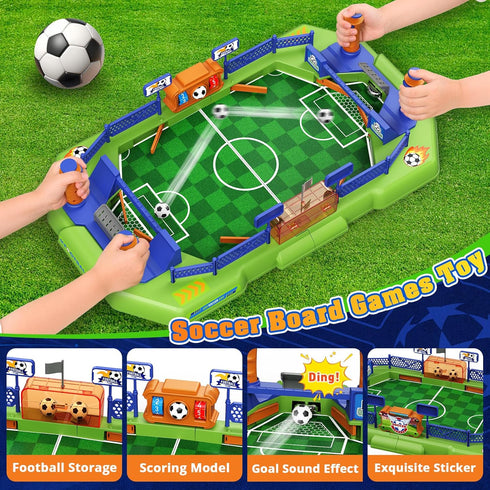 3 4 5 6 7 8-12, 5-8 Fortand Soccer Board Game for Kids, Mini Foosball Table Game for Boys & Girls Ages Finger Football