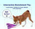 Squeaky Dog Toys, Durable Plush Puppy Toys for Small, Medium and Large Breeds, Tough Dog Toys for Boredom (Purple