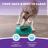 2 Outward Hound by Nina Ottosson Spin N' Eat Dog Puzzle and Slow Feeder, Level Intermediate Enrichment Toy, Green