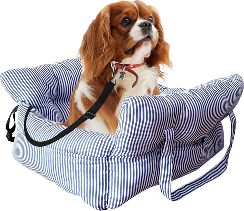 Wangda Medium Dog Car Seat Up to 28lbs - Pet Travel Bed Booster