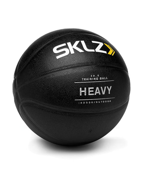 SKLZ Weighted Training Basketball, 29.5" - 3-lb Heavy Training Ball - Black,