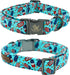Elegant little tail Independence Day Dog Collar, Holiday Pet Collar with Bow, Durable Adjustable for X-Large Dogs