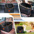XIEEAOZEE 35 lbs, Dog Car Seat for Small Dogs, Memory Foam Booster Dog Seat for Dogs up to Elevated Pet Car Seat