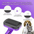Dogs Cats Self Cleaning Slicker Brush for Shedding & Grooming, Removes Loose Undercoat, Mats, Tangled Hair for All