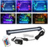 Aquarium Air Bubble Light, RGB LED Fish Tank Light with 16 Colors, Remote Control IP68 Submersible Lamp for Turtle Tank