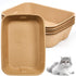 5 Pack Small Disposable Litter Kitten Box, Paper Cat Litter Tray for Indoor Outdoor Small Animals