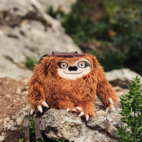 Sloth Rock Climbing Chalk Bag, Perfect for Adults and Kids, Cute Chalk Pouch for Mountain Lovers