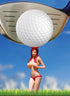O'RINN GOLF Perky Tees - Funny Golf Gifts for Men, 6 Pack 3" Ms. Perky Redhead Pin Up Girl