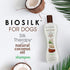 BioSilk for Dogs Silk Therapy Shampoo - Natural Coconut Oil Shampoo, 12 Fl Oz, Made in The USA, Beige