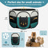 Foldable Puppy Playpen Indoor for Cat - Portable Cats Dogs Kennel Pop Up Cat Playpen for Small Pets Kitten Outdoor