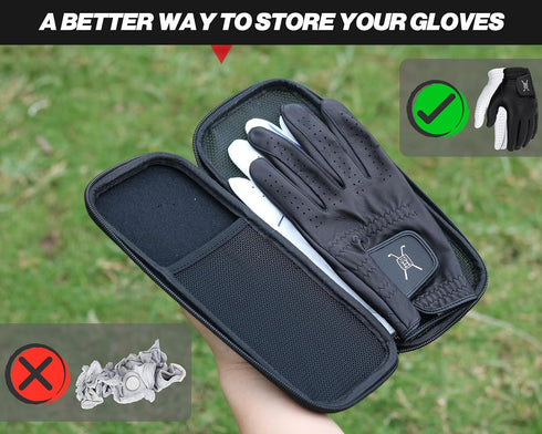 Handy Picks Performance Golf Glove Case, Golf Gloves Holder Case to Keep Your Golf Gloves Neat and Dry