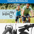 V-Type Bike Brake Set, Complete Universal Front and Rear MTB Brake, Includes Cables, Wrenches