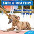 Dog Outdoor Bungee Hanging Toy - Blue Interactive Tree Tug Toy with Metal Spring Kit & 2 Rope Toys