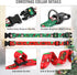 WHIPPY Christmas Dog Collar with Santa & Christmas Tree Pattern - Adjustable Collar for Small, Medium & Large Dogs