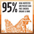 BIXBI Rawbble Freeze Dried Cat Food, Chicken Recipe, 3.5 oz, 95% Meat and Organs, USA Made