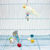 3 Packs Parrot Chewing Toy Beak Trimmer with Bell - Calcium Stone for Cockatiel, Conure, and Parakeet (Style-2)