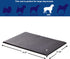 MidWest Homes for Pets MAT42 Cushioned Dog Crate Mat, Large, Black
