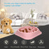 UPSKY Slow Feeder Small Dog Bowls, Anti-Slip Puzzle Feeder for Interactive Bloat Stop Dog Bowl (12-70 lbs)