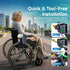 Zrafu 2-in-1 360 Stroller Cup Holder with Phone Holder - Universal Bike & Wheelchair Accessory, Rotatable, Anti-Slip