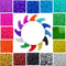 zetpo Cat Nail Caps, Cat Claw Covers with Adhesives and Applicators (M, 5X Solid Random Colors | 100 pcs)