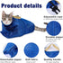 Weewooday 2 Pieces Cat Grooming Washer Mesh Bag - Adjustable Breathable Muzzles for Bathing and Nail Trimming