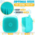 Dog Bath Brush With Soap Dispenser, Silicone Scrubber for Bath Dogs, Exfoliating Shampoo Massage Brush
